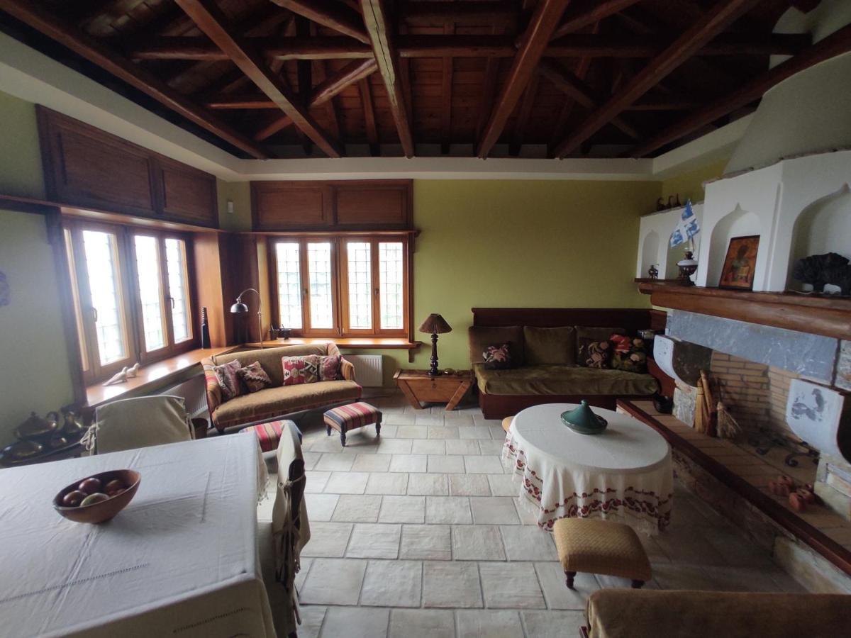 Cozy Blue Stone House With A Great Sea View. Vila Tsagarada Exterior foto