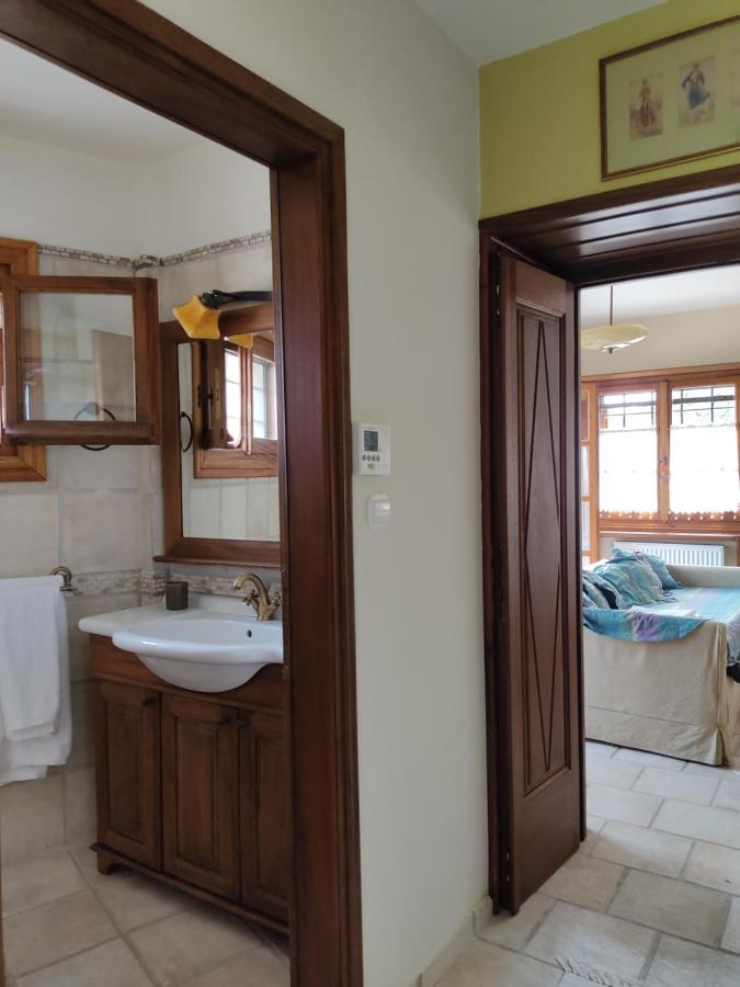 Cozy Blue Stone House With A Great Sea View. Vila Tsagarada Exterior foto